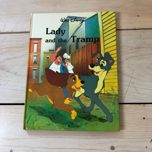 Walt Disney Gallery Books NEW Vintage 1980s Lady and the Tramp Hardcover Book - Picture 1 of 3